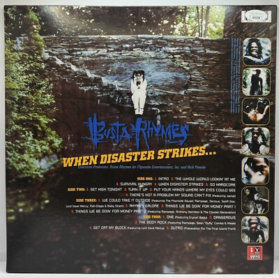 Busta Rhymes Signed Autographed When Disaster Strikes … Vinyl