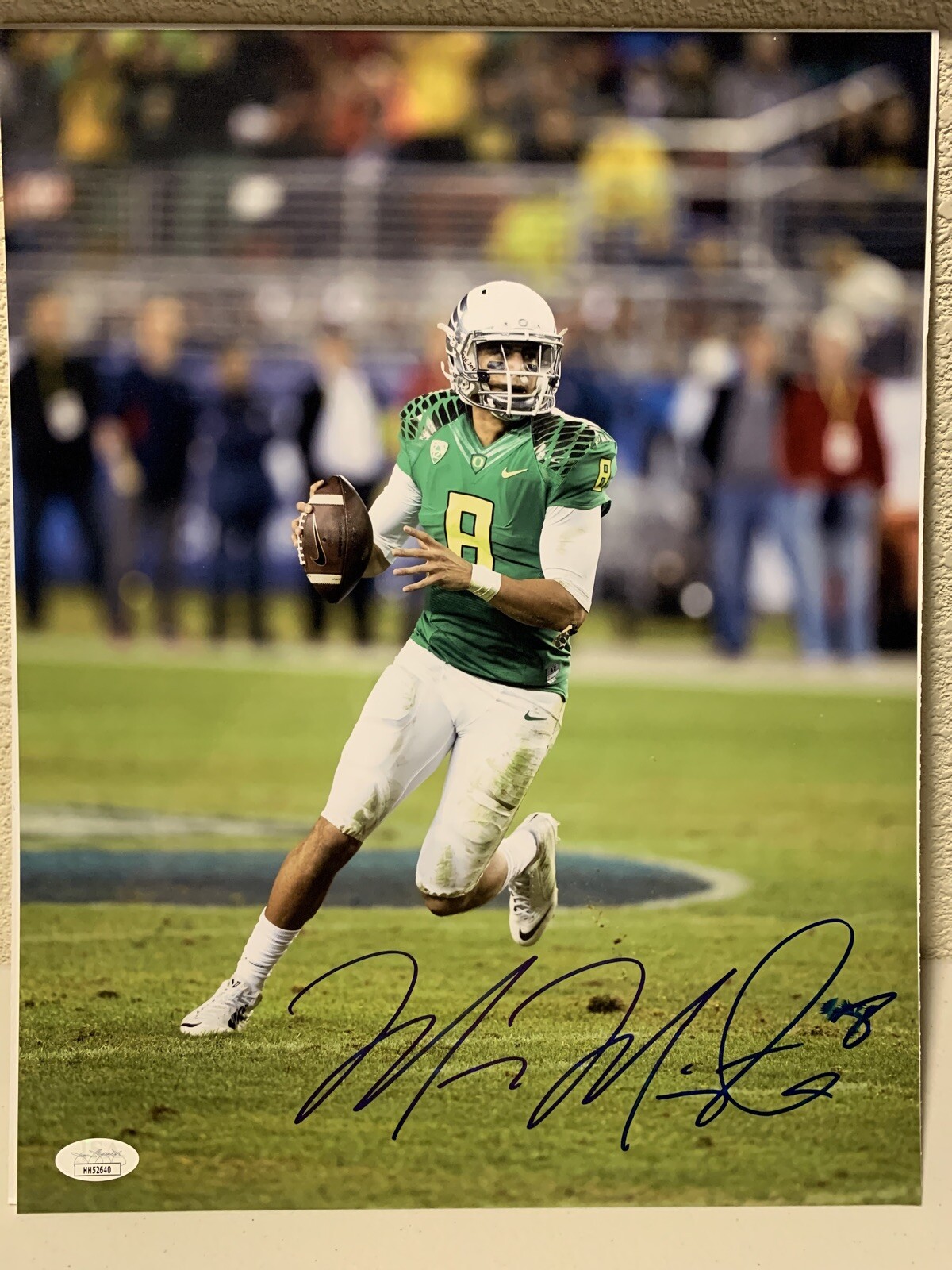 Marcus Mariota Autographed Signed Oregon Ducks 11x14 Photo JSA 