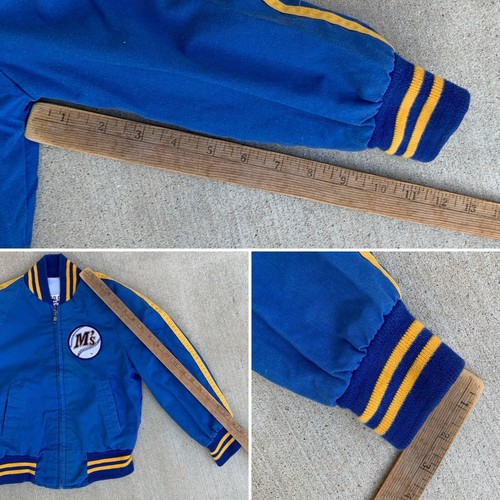 Vintage Mariners Jacket Bomber Varsity Kid Size 8 - Picture 24 of 24
