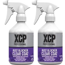XCP Rust Blocker Clear Coat Flexible Film Maximum Protection Spray 500ml x2