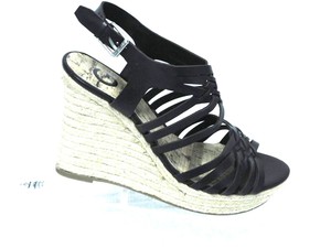 black strappy espadrilles