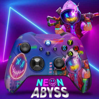 Für Microsoft Xbox One Series X,PC WIN10 Wireless Controller-Neon Abyss-Gamepad