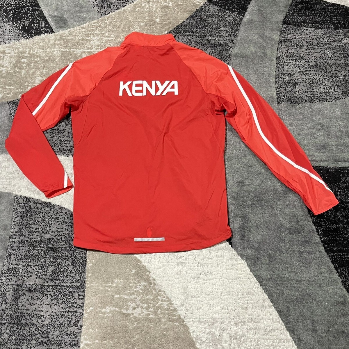Nike Pro Elite Kenya Jacket Lightweight Men Medium Tall Red Nike Pro Elite Kenya Jacket Lightweight Men Medium Tall Red