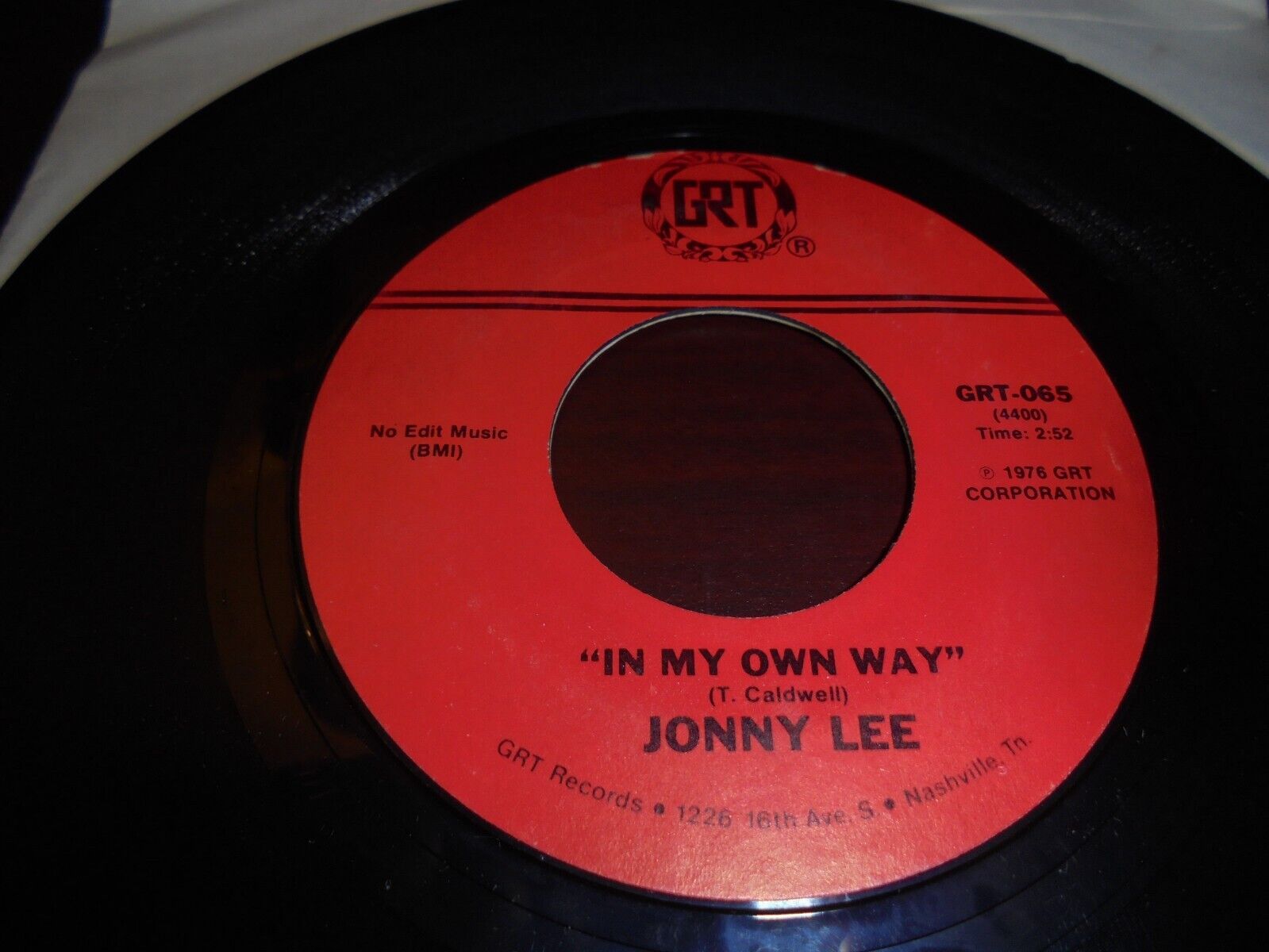 Jonny Lee, Red sails in the sunset, In my own way, 45 rpm record, Urban Cowboy