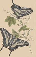 Butterflies Counted Cross Stitch Chart No. 2-2