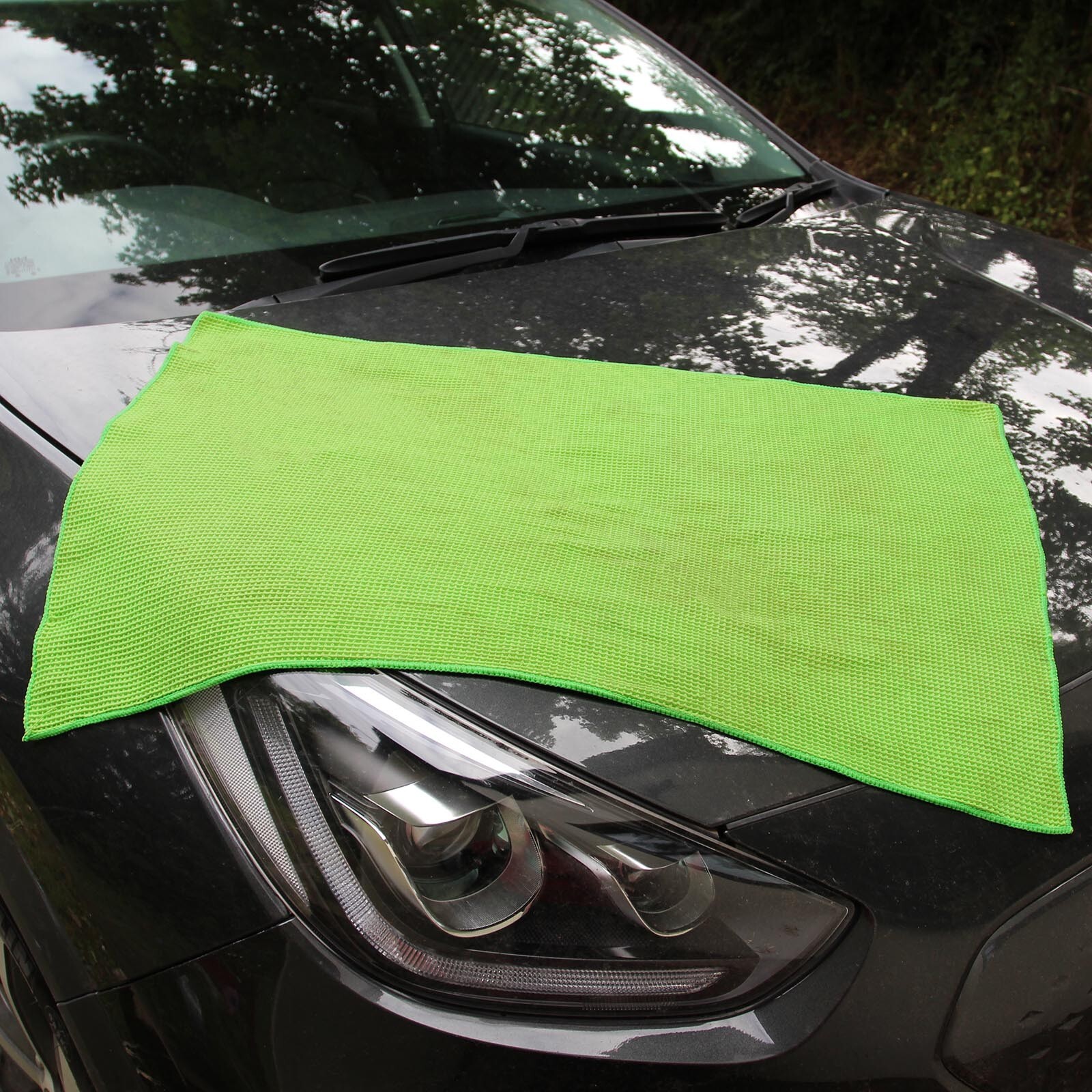 B&Q -  Microfiber Cloth Car Kitchen Bathroom Cleaning Drying Polishing 3Pcs - Image 3