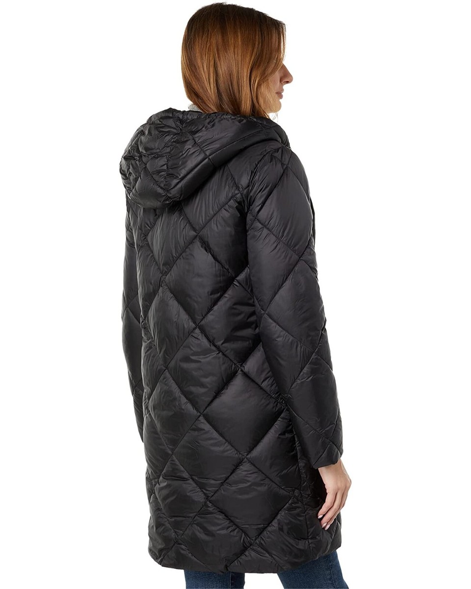 MICHAEL KORS Women's Diamond Quilted Hooded Puffer Jacket S MICHAEL KORS Women's Diamond Quilted Hooded Puffer Jacket S
