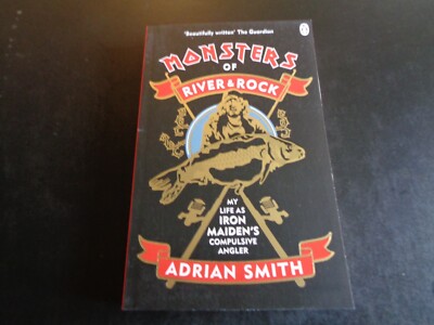 IRON MAIDEN ADRIAN SMITH MONSTERS OF RIVER AUTOGRAMM /SIGNIERTES TASCHENBUCH