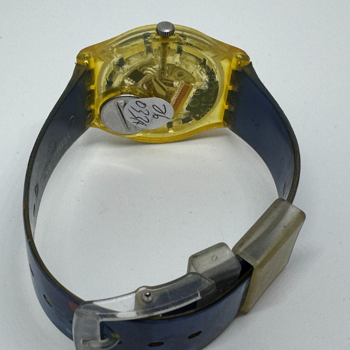 Rare Vintage 1994 Swatch Swiss Quartz Watch Men Clear Rare Vintage 1994 Swatch Swiss Quartz Watch Men Clear