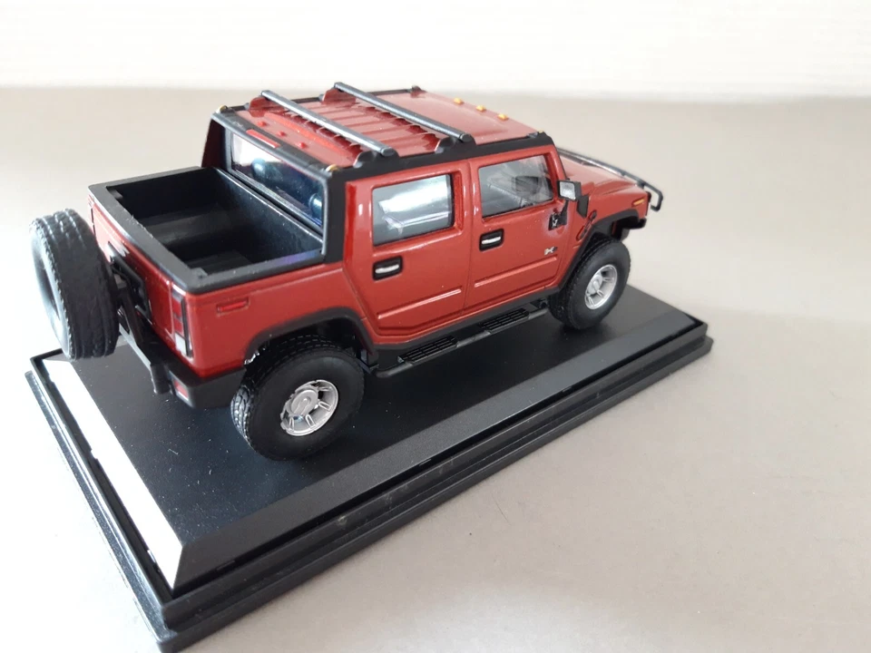 LE7781 HONGWELL OLIEX CARARAMA 433ND 1/43 Voiture Hummer H2 SUT  marron metal - Photo 4/4