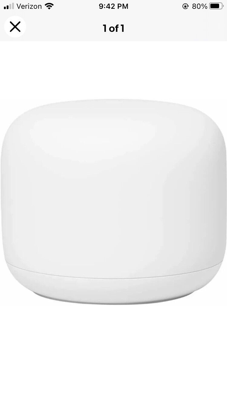 Google GA00595-US Nest WiFi Router – 4x4 AC2200 Mesh Wi-Fi Router. Open Box