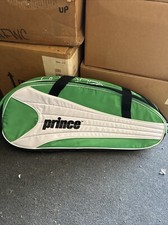 Prince Tennis Racket Bag Multi Racquet Bag Carry Travel Blue  White very NICE