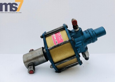 #ad SC HYDRAULIC 10 600 40 AIR DRIVEN PNEUMATIC LIQUID FLUID PUMP 3500 BAR 50000 PSI $1499.00
