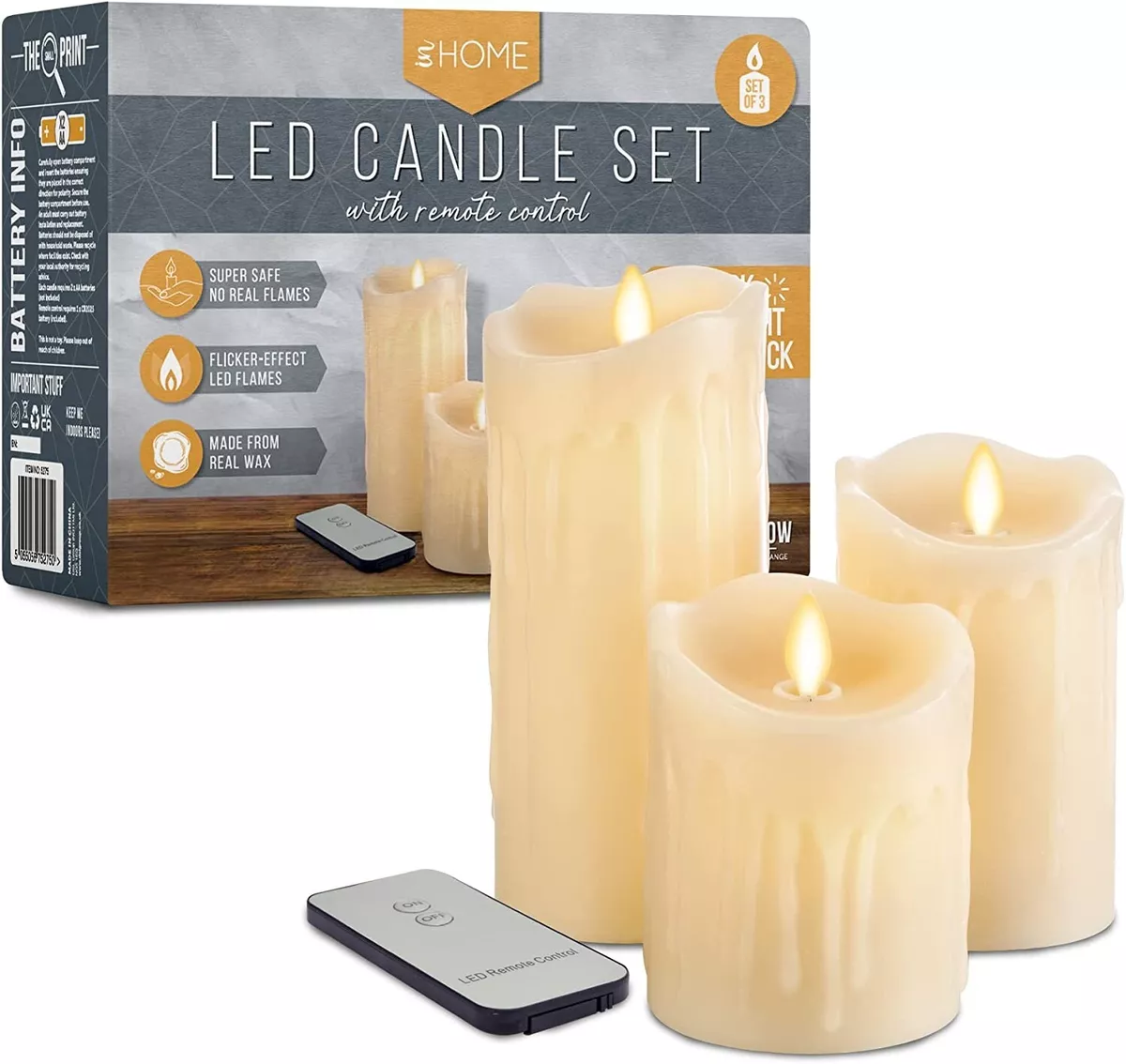 Non flickering flameless candles deals