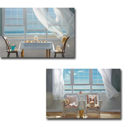 Shell Collectors & Companions by Hollingsworth 2-pc Canvas Set (12 in x 18 in)