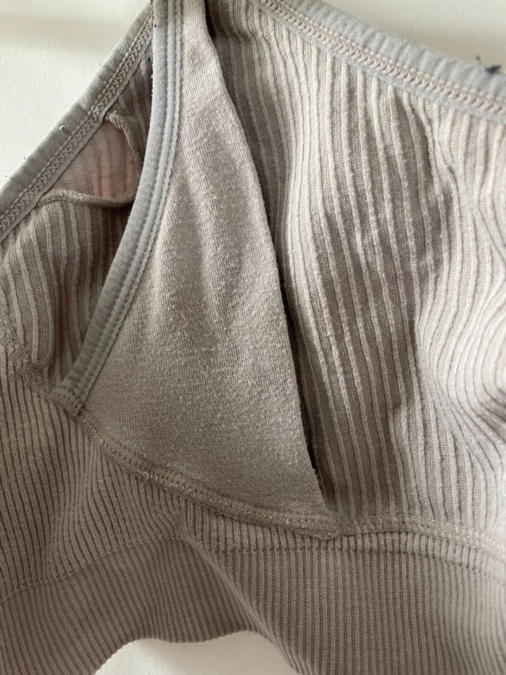 1901 Womens Beige Adjustable Strap Removable Pads T-Shirt Bra Size XXL - Image 3 of 4