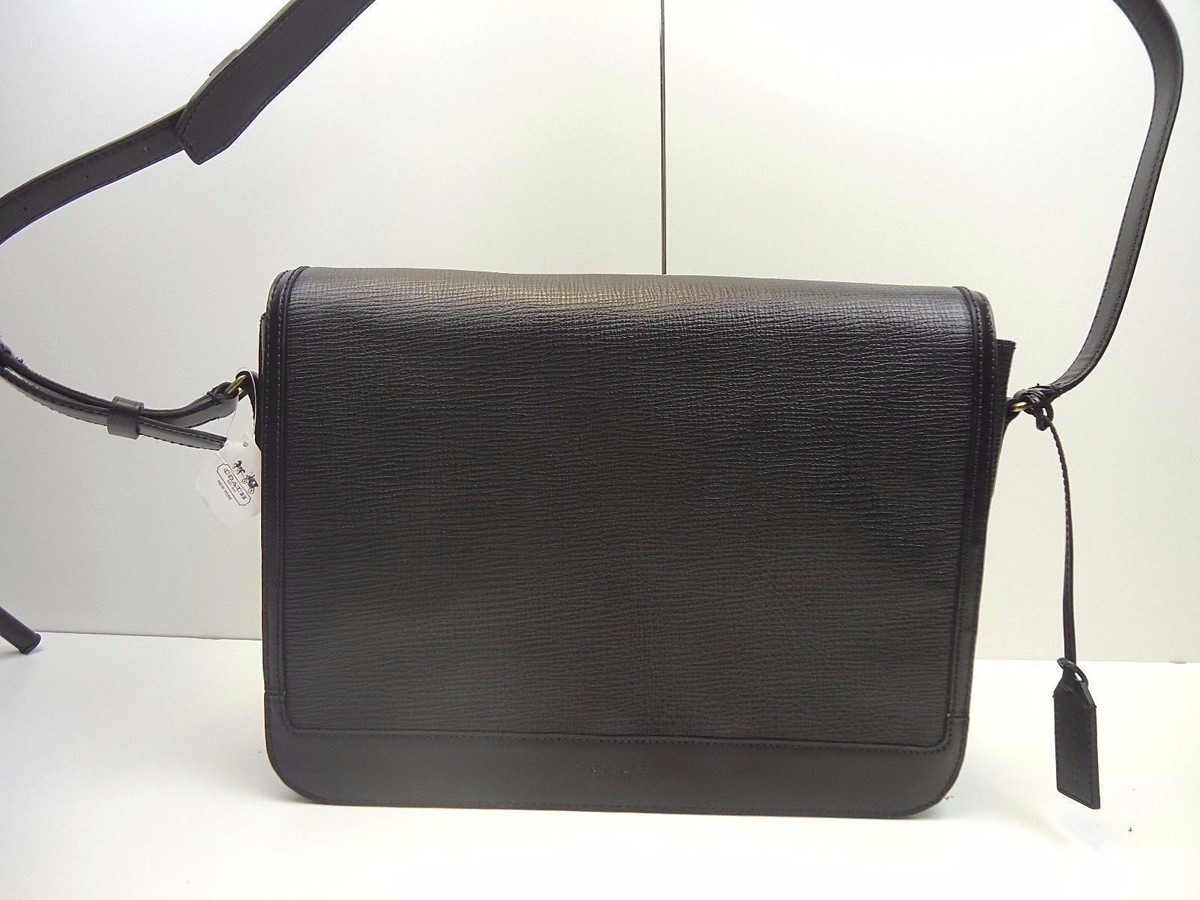 NWT Coach Crosby Business Messenger in Box Grain Leather