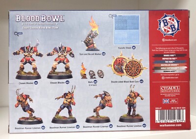 Team Blood Bowl Elus Du Chaos - Games Workshop Doom Lords, Figurines Noir