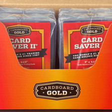(25-200) Cardboard Gold Card Saver 2 II Semi ...