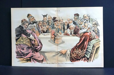 Gulliver Morton 1889 AMONG SENATORIAL BROBDIGNAGGIANS Puck Cartoon