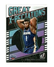 2019-20 Donruss Basketball Zion Williamson GREAT X-PECTATIONS #7