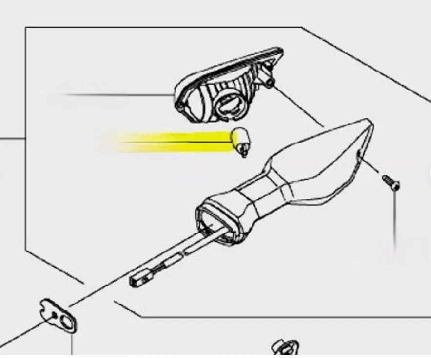 🔥Par de bombillas LED blancas para Husqvarna TE 610 610E LT 2000-2008 ⬆️Vis Foto 4 de 4
