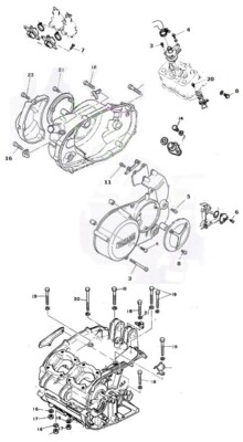 Kit Viti Carene Yamaha WR 250 R - WR 250 F - Foto 3