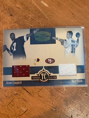 2005 Throwback Threads Throwback Collection Jerseys #1 Jason Campbell Alex Smith