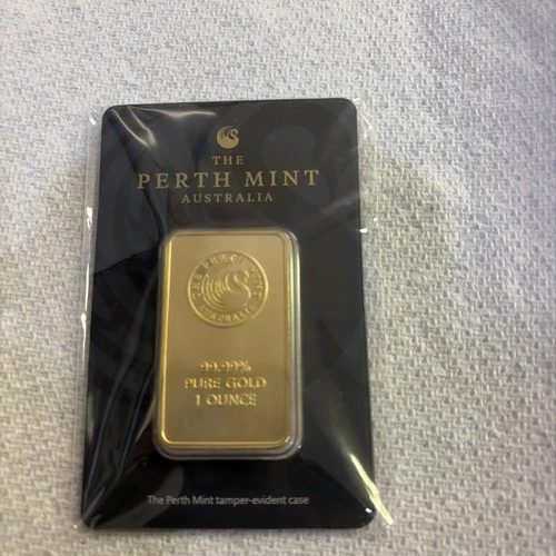 The Perth Mint Australia Gold Bar 99.99 Fine in Assay 1 oz