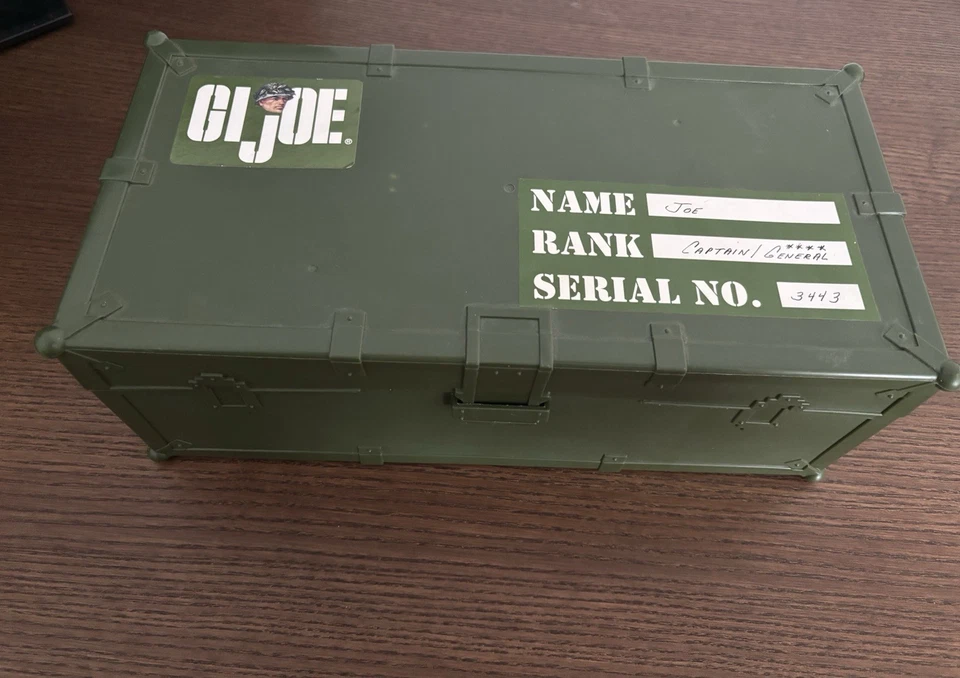 GIJoe Footlocker + Maisto Diecast 29 Military Vehicles + Dog tags - Image 2 of 4