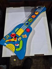 Sesame Street Elmos Rock and Roll Guitar Musical Instrument Vintage 1998 Works B