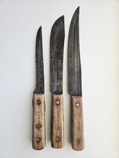 Old Hickory Carbon Steel Knife Set of 3 USA Ontario Knife Company