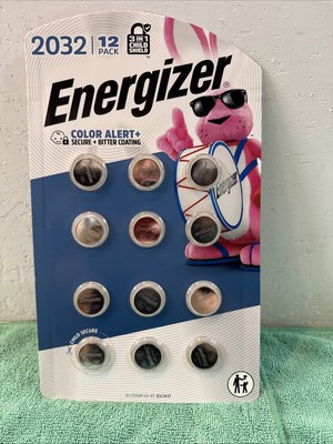 NEW Energizer Lithium 2032 Batteries Pack Of 12 Expires 03/2037- SEALED