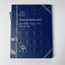 44 Coin 1909 - 1940 Lincoln Wheat Cent Album