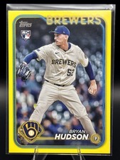 2024 Topps Update Series - Bryan Hudson #US105 Yellow (RC)