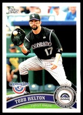 Todd Helton 2011 Topps Opening Day #106 Rockies MLB READ FREE SHIP AutographDen