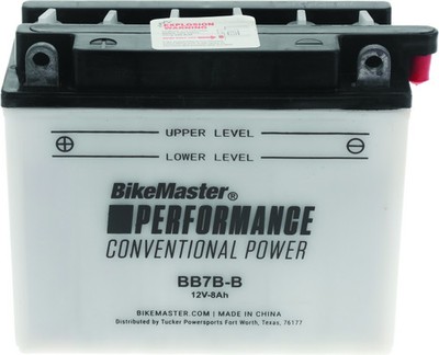 BikeMaster 781114 BB7B-B Battery For 1999-2004 Yamaha TTR225