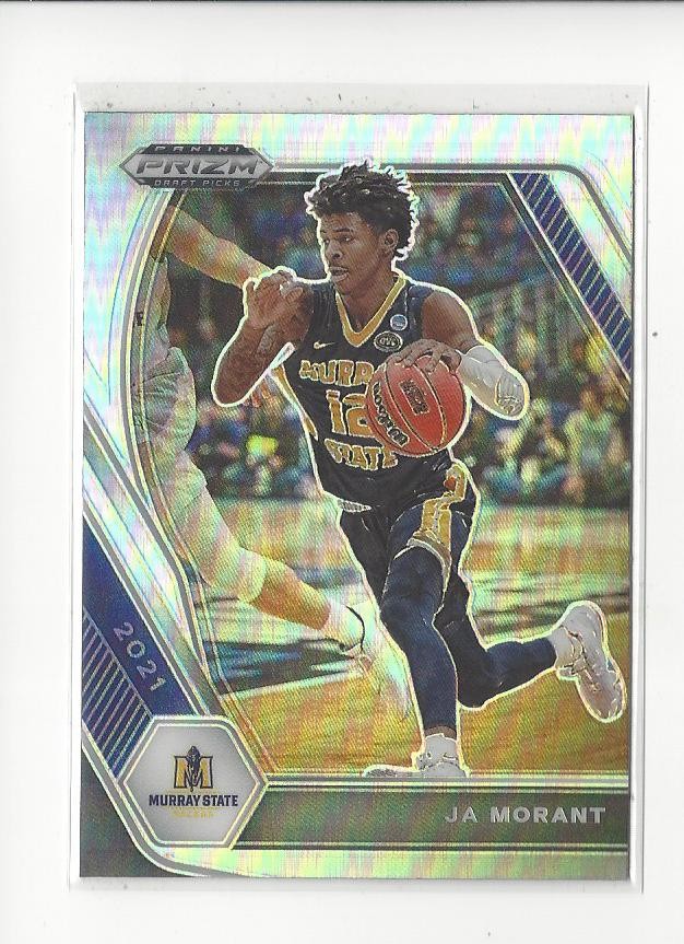 2021-22 Prizm Draft Picks Prizms Silver #64 Ja Morant Murray State Grizzlies