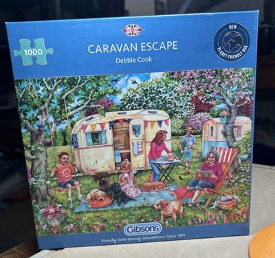 Neu Caravan Escape Puzzle 1000 Teile Gibson Debbie Cook Puzzle