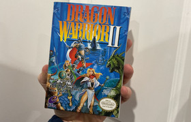 DRAGON WARRIOR 2 TWO - NINTENDO NES GAME W/ BOX & MANUAL - 100% COMPLETE