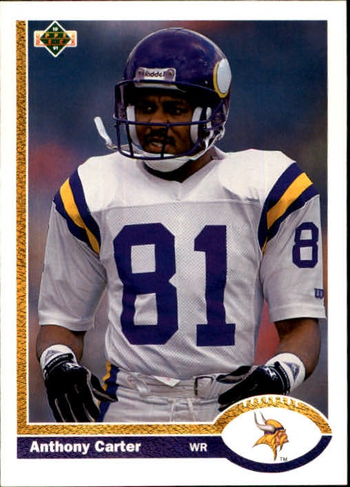 1991 Upper Deck #236 Anthony Carter - FB