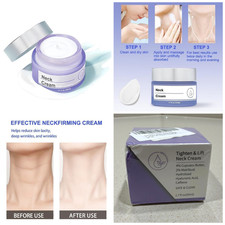 NEW Tighten  Lift Neck Cream Firming Anti-Aging 1.7 oz Cupuacu Butter Caffeine