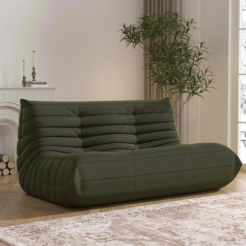 Bean Bag Chair, Loveseat Fireside Chair Bean Bag Sofa Large Bean Bag Chair fo...