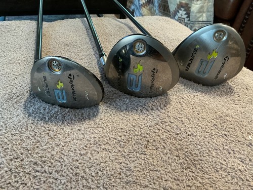 Ladies TaylorMade Burner 15* 3 Wood, Burner 18* 5 Wood Burner Rescue 22* 4 Wood