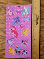 12 stickers. My little pony friendship is magic stickers single sheet.