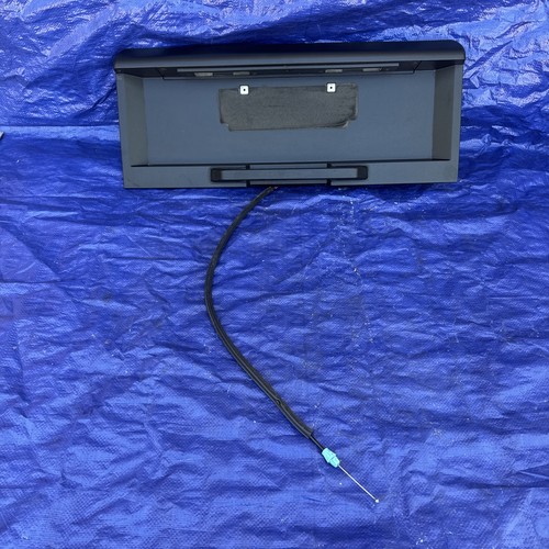 03-05 Hummer H2 Black Rear Decklid Trunk Finish Panel Plate Holder OEM