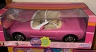 Barbie Hot Pink GM Corvette Car Radio Remote Control-Bent plastic alittle