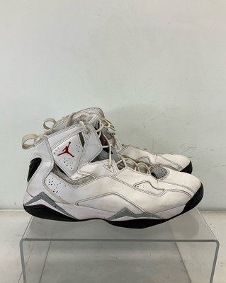 Jordan True Flight White Cement Black Red Sneakers 13