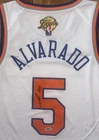 Jose Alvarado Signed Autographed New York Knicks NBA Finals Jersey PSA/DNA COA