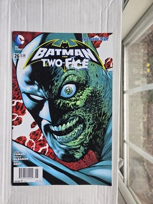 Batman And Robin #26 Newsstand 1:100 Rare 467 Copies Two-Face DC Comics 2014